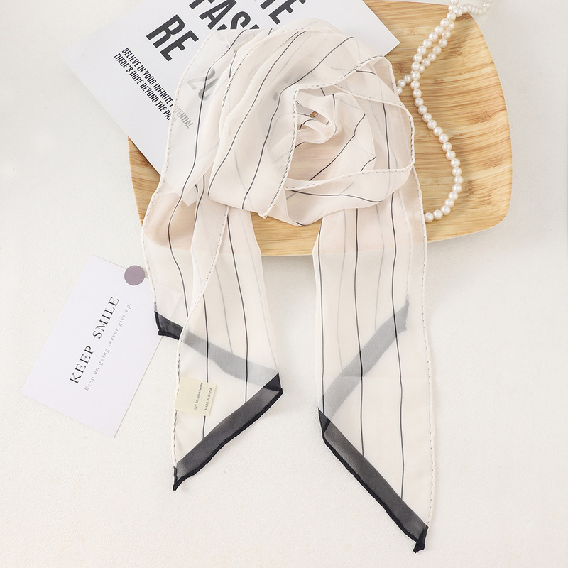丝巾长条高级感袭击新款辣妹春夏多用百搭装饰小领巾头巾发带腰带|undefined