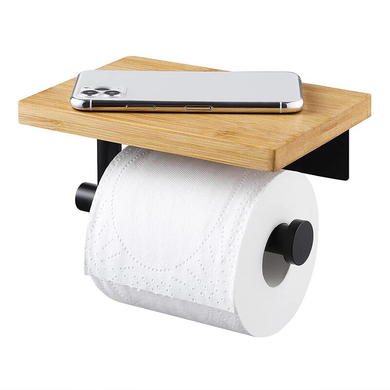 Cross-Border Nordic Industrial Style Toilet Paper Towel Holder Toilet Paper Roll Holder Bathroom Toilet Mobile Phone Plant Decorative Rack