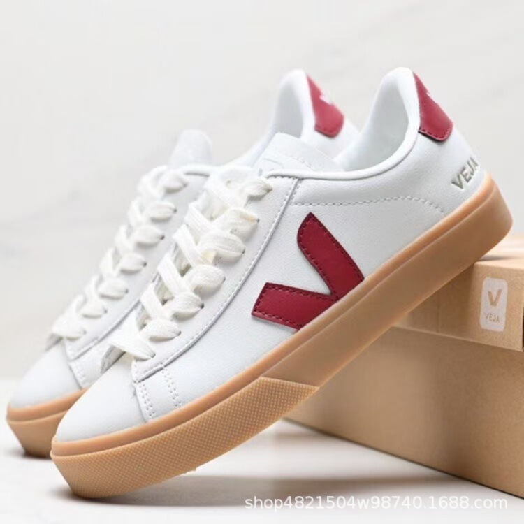 フランス Veja ホワイトシューズ V 字型男性と女性のカップルシューズ通気性のあるカジュアルスニーカー多用途の白い靴|undefined