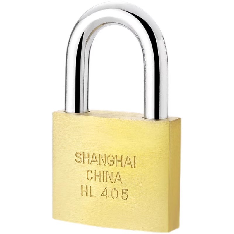 Candado de cobre de apertura mutua de la marca Earth Candado de apertura abierta Candado delgado Candado pequeño Candado de cerradura de viga larga Candado de apertura