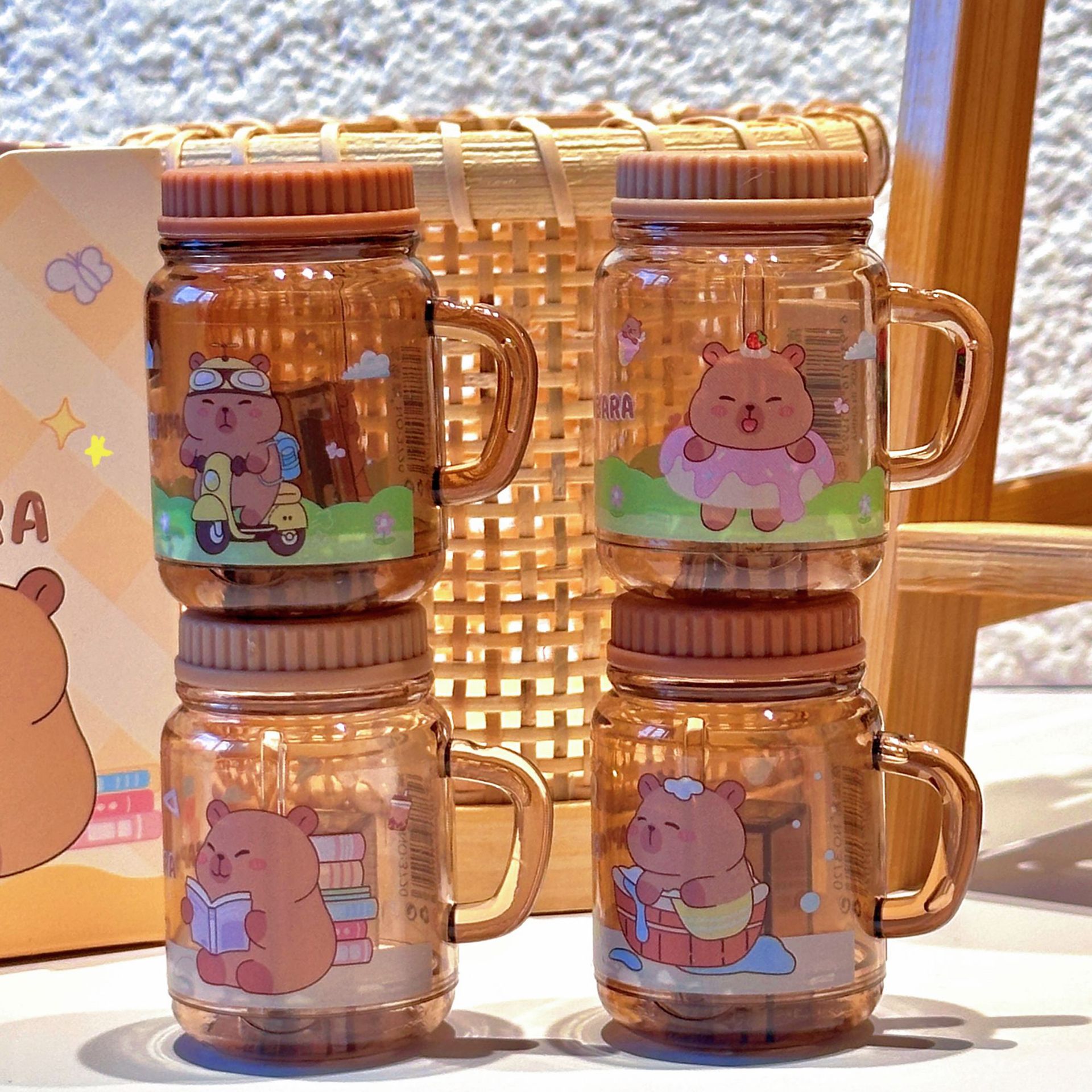 khaki milky tea cup pencil sharpener good-looking cute kindergarten portable pencil sharpener single hole pencil shapper pencil sharpener