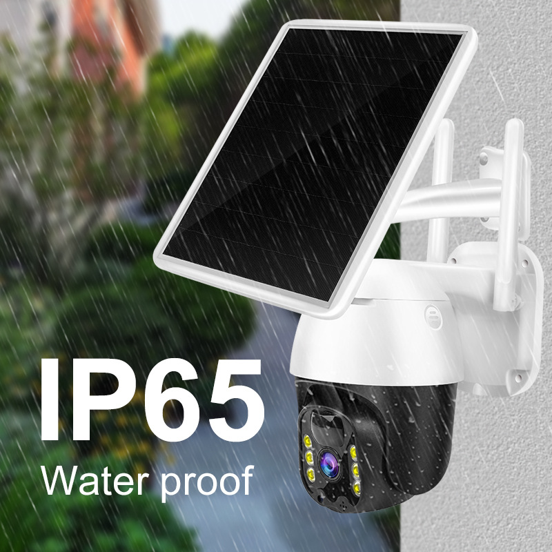 Cámara inalámbrica 4G para exteriores con batería solar, sin necesidad de enchufe, 3MP, vigilancia exterior, 360 grados, visión nocturna, venta al por mayor
