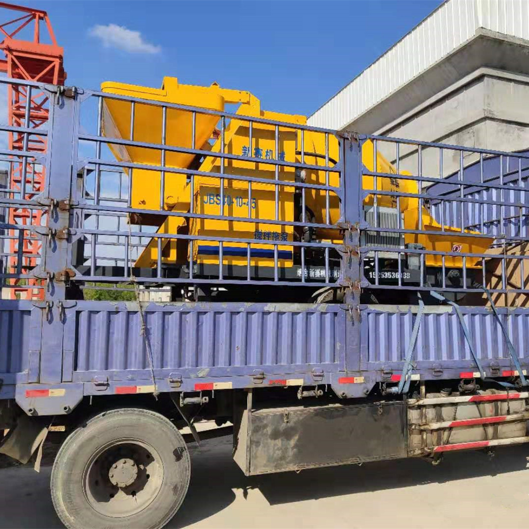 液压支腿搅拌拖泵 搅拌机带拖泵 混凝土搅拌机带输送泵 450搅拌机