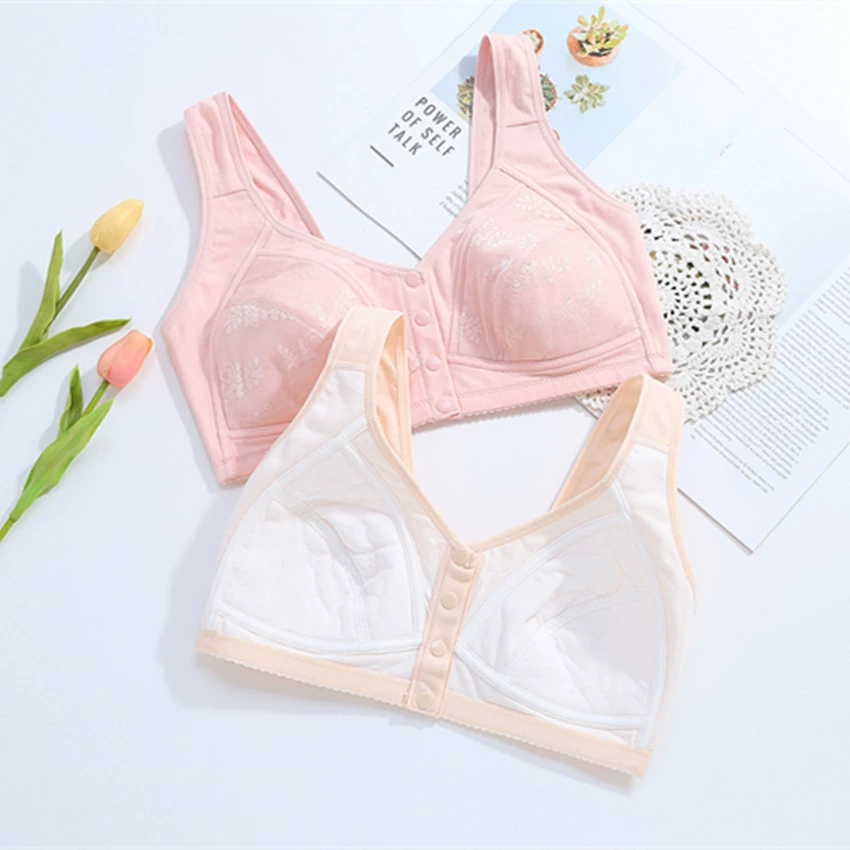 Вышитый топ Lace, бюстгальтер, нижнее бельё, для среднего возраста