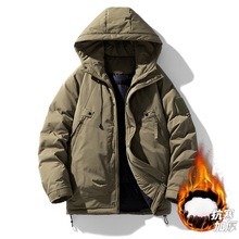 2023冬季爆款棉衣男情侣款保暖加绒加厚外套棉服男休闲外套男785