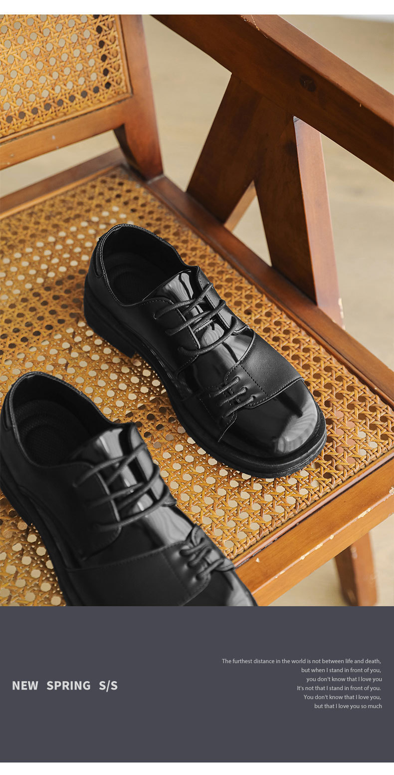 ShoeVault Herren Leder 2025 Neue Casual Herbst Britische Business Formale Hochzeit Square Toe Derby Schuhe_voghion.com