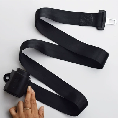 Extended Two-Point Seat Belt for Cars, Buses, Trucks, Sightseeing Vehicles, Automatic Retractable with Self-Locking Function (Car seat belt) - patented-retractable-cable-winder-approx-167m-in-total-length