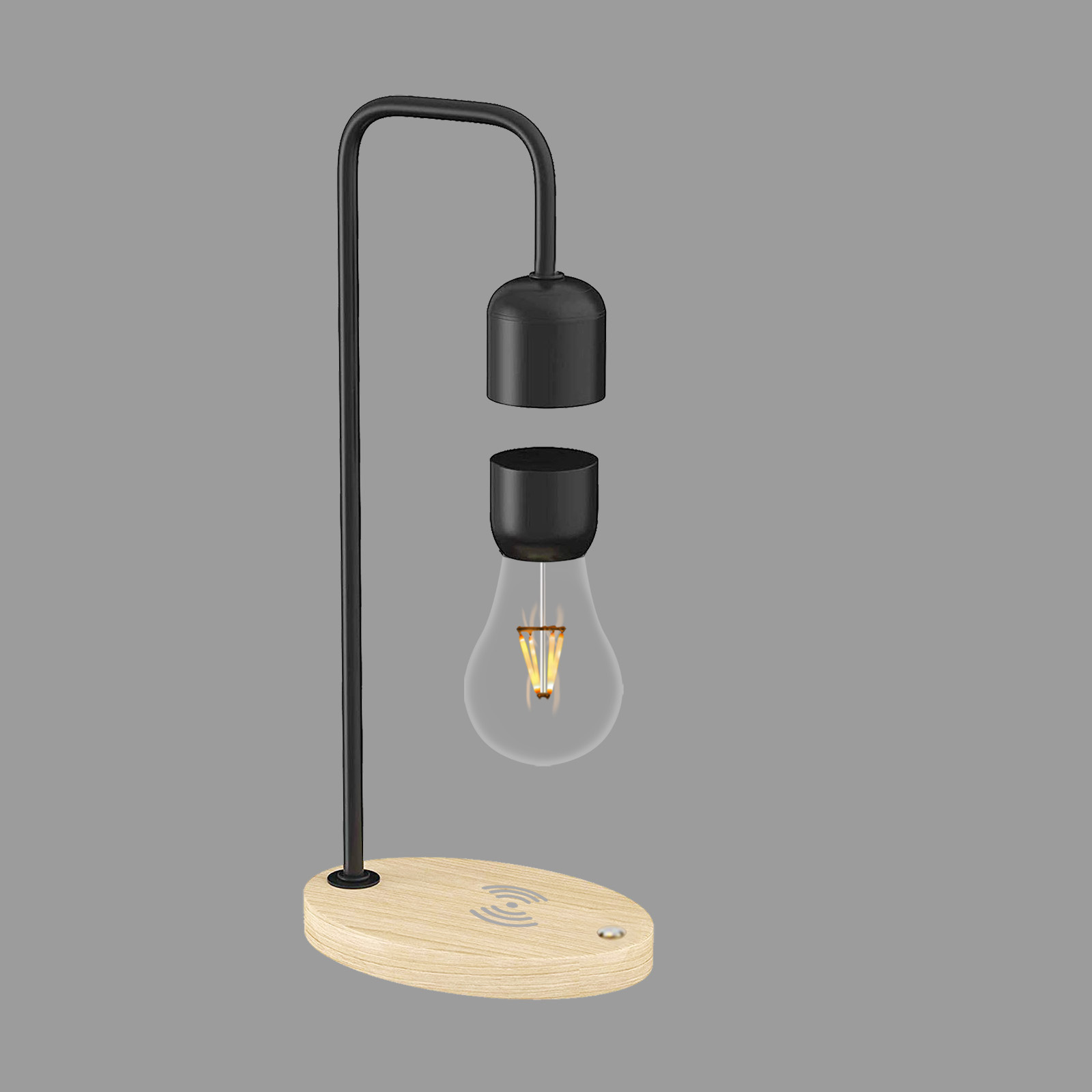 Classic elegant black 15W mobile phone wireless charge