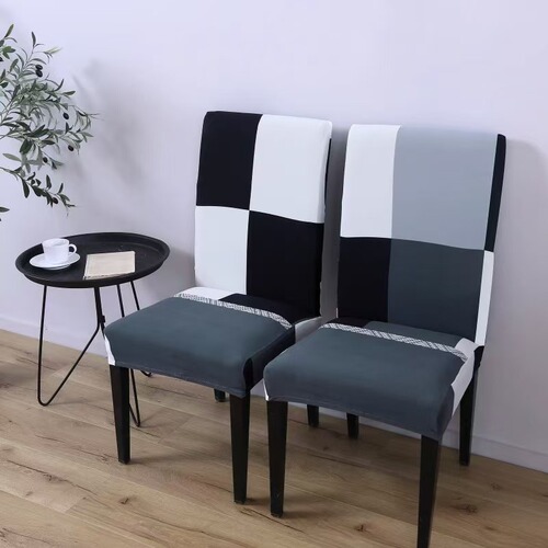 Cross-border Christmas elastic chair cover, one-piece office chair cover, simple dining chair cover, chair cover, hotel seat cover