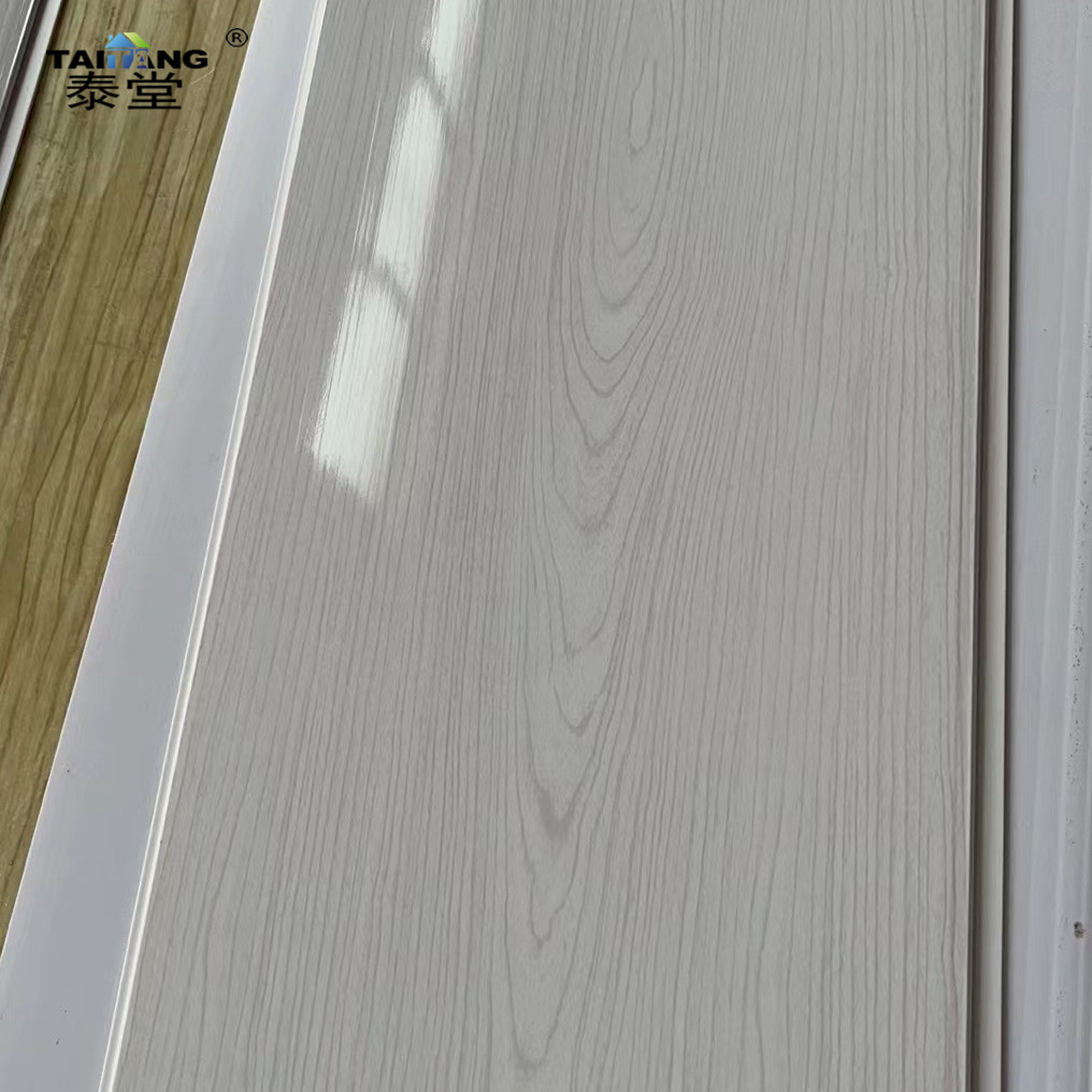 Exportación Filipinas techo de pvc capa delgada pvc panel 8mm