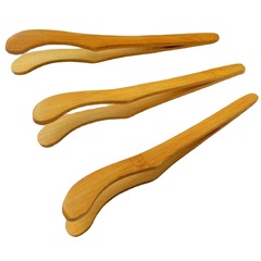 Bamboo Tea Clip Tea Holder Bamboo Tea Scoop Cup Holder Tea Accessory Tea Clip Dual Store Street Stall Night Market Factory Price Wholesale