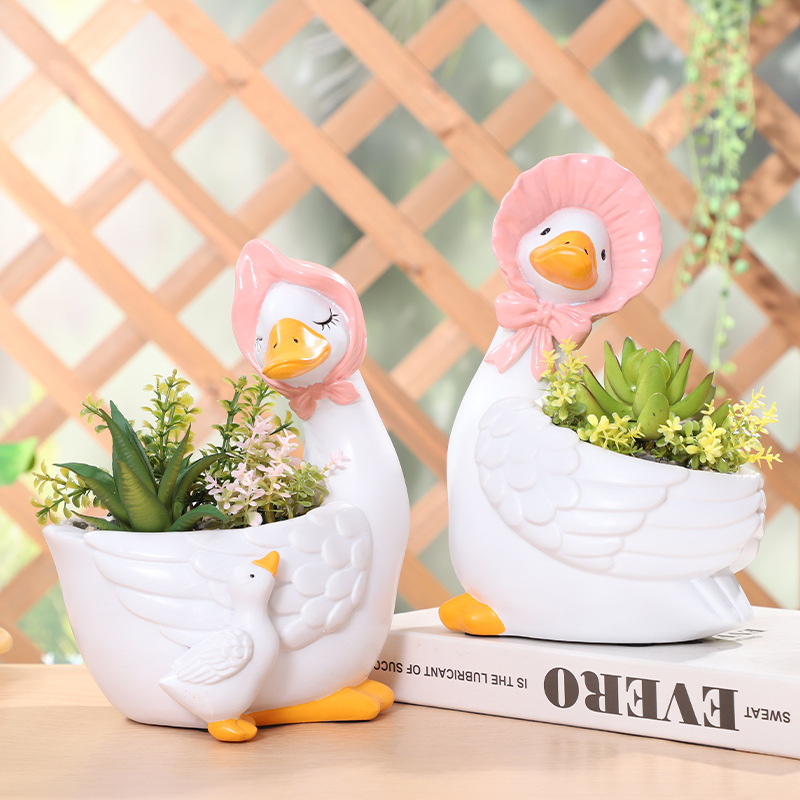 Chậu Cây Resin Chậu cây mọng nước hình cốc cà phê resin, chậu mini để bàn, trang trí cửa sổ và sân vườn (RG-197)