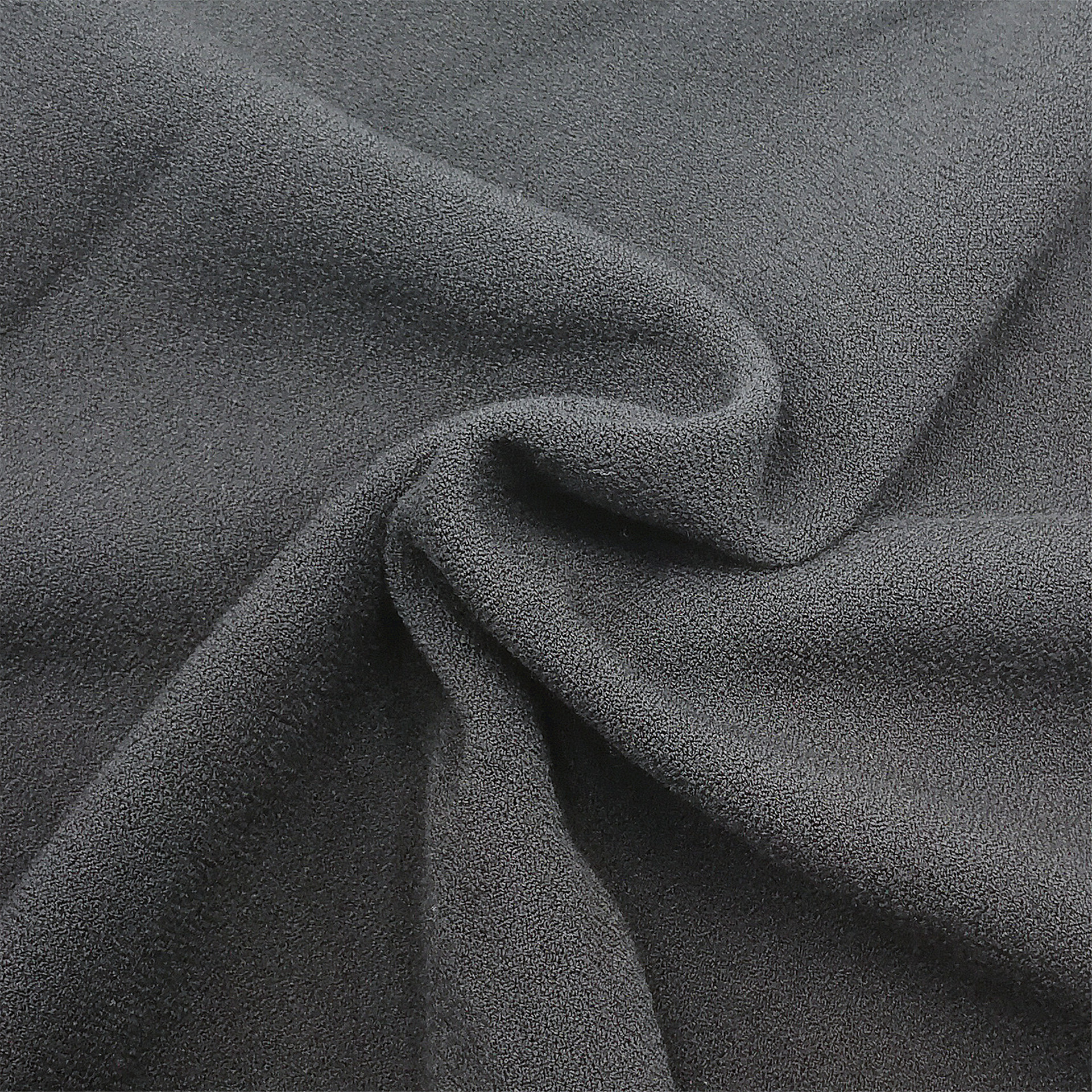 涤粘四面弹加厚乱麻弹力面料TRSP布料大衣外套380克/平方570克/米