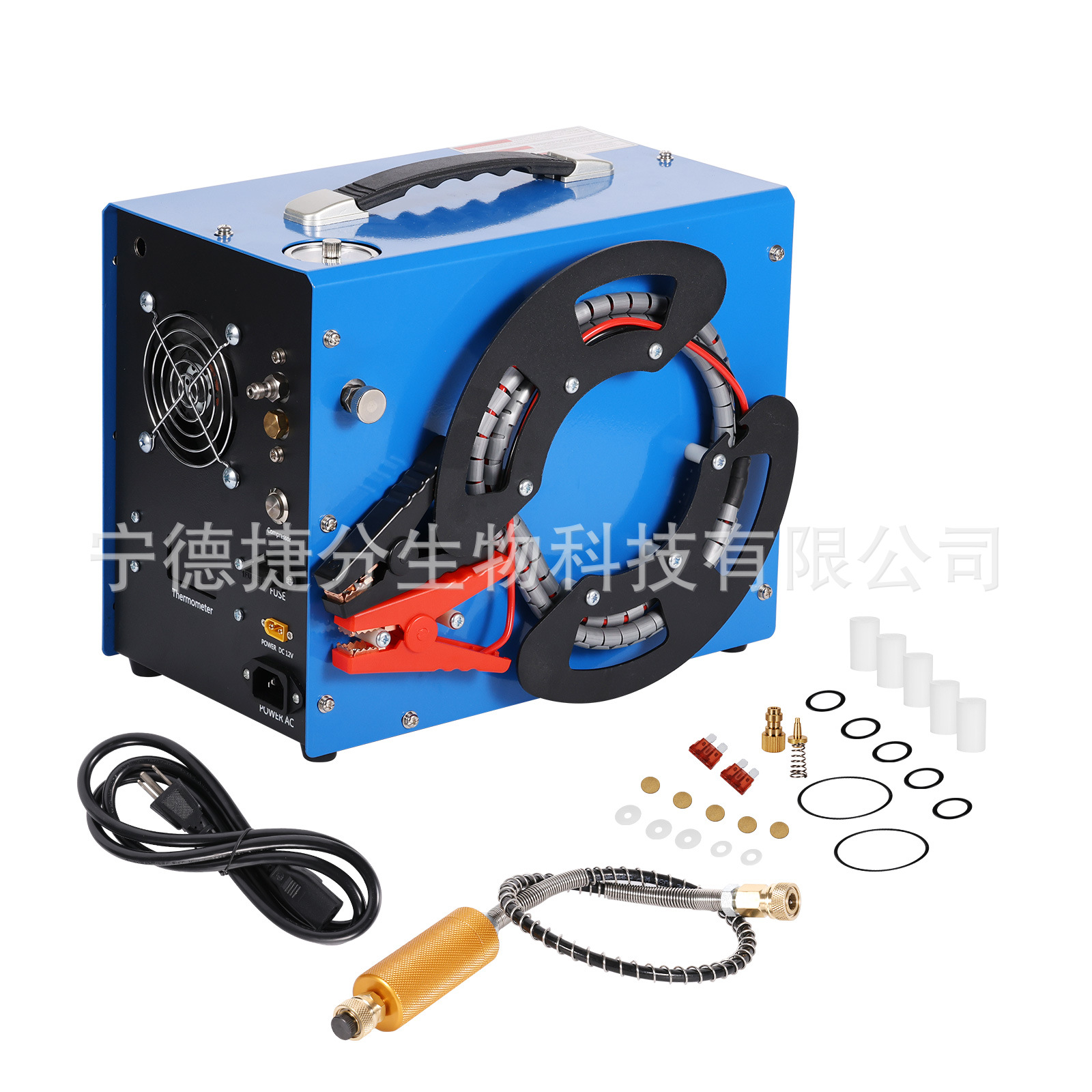 内置变压器12伏车载自动停机30mpa打气机充气泵30m空压机充气床