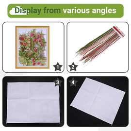 1张 图片色 Photo Color 棉布 cotton DIY客厅卧室餐厅手工刺绣