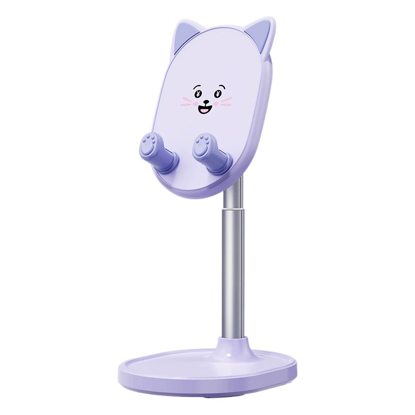 Xiaatian милый кот настольный мобильный телефон подставка с регулируемым подъемом и выдвижным планшетным ПК подставка мультфильм драма
