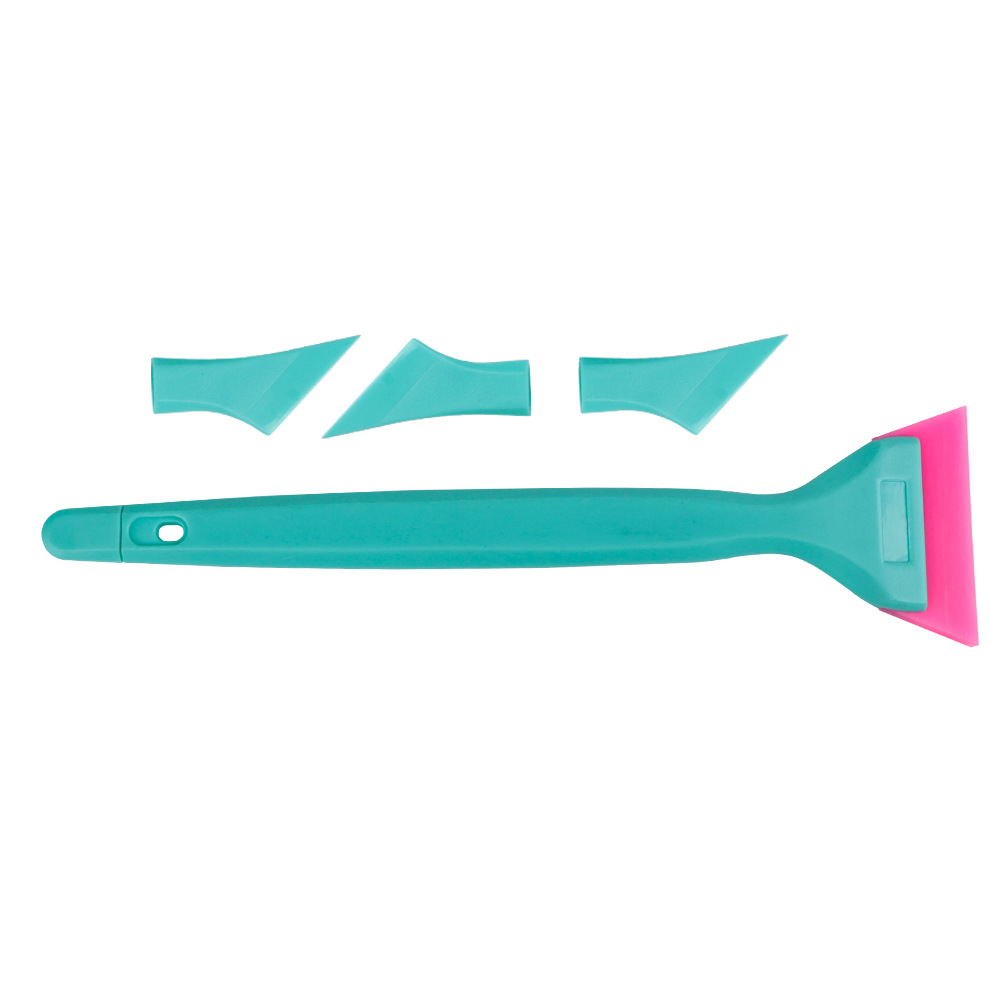 Kù nài sī – Car cleaning tools Double-Use Tendon Scraper - blue