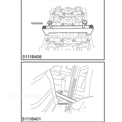 Mühərrik tənzimləmə alətləri Special Tool Roewe 360