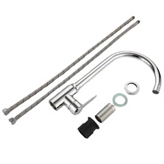 批發不鏽鋼廚房冷熱水龍頭 陽台洗衣池洗手盆洗菜盆 水槽混合龍頭