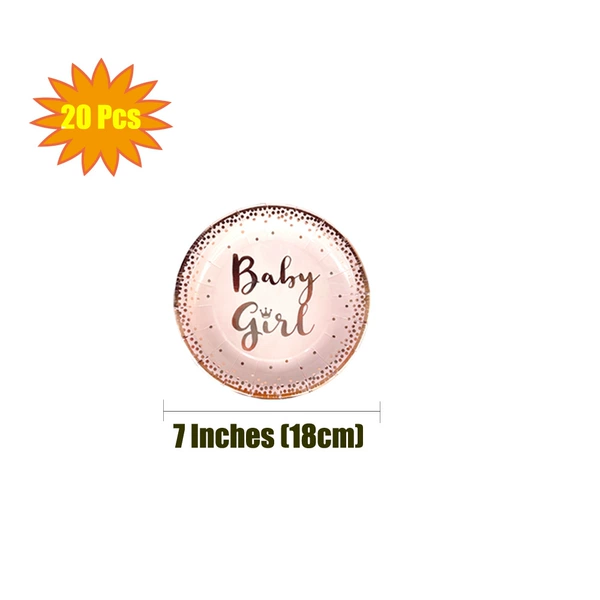 7-inch paper tray, 20 pieces