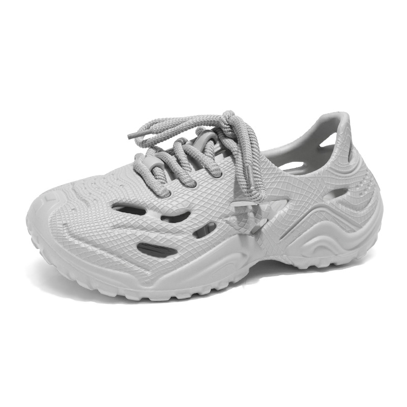 Trazando el río, zapatos con agujeros, estilo de hombre 2025, nueva playa, antideslizante, pisando la mierda, zapatillas Baotou, uso de verano image 8