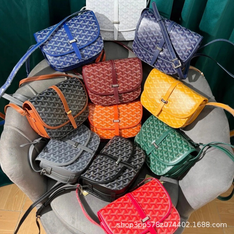 Goyard Unisex Messenger Bag Saddle Bag Dog Tooth Bag Trendy Fashion Small Square Bag Single Shoulder Crossbody Bag Goyard Unisex Messenger Bag Saddle Bag Dog Tooth Bag Trendy Fashion Small Square Bag Single Shoulder Crossbody Bag