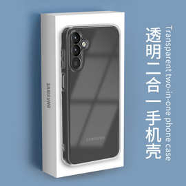 适用三星A36SAMA16透明二合一手机壳A06A535抗黄变全包防摔硬壳