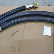 广州天河602系列穗天光面胶管单层钢丝编织液压软管布纹油/水管