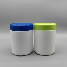 600ml塑料瓶 白色颗粒包装罐 粉末直桶瓶 动物营养粉瓶 量大优惠