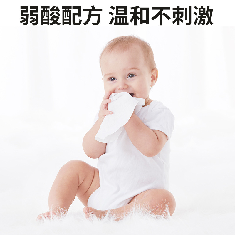 Portable Mini Pack Wet Wipes for Hand and Mouth Cleaning, suitable for Children and Students