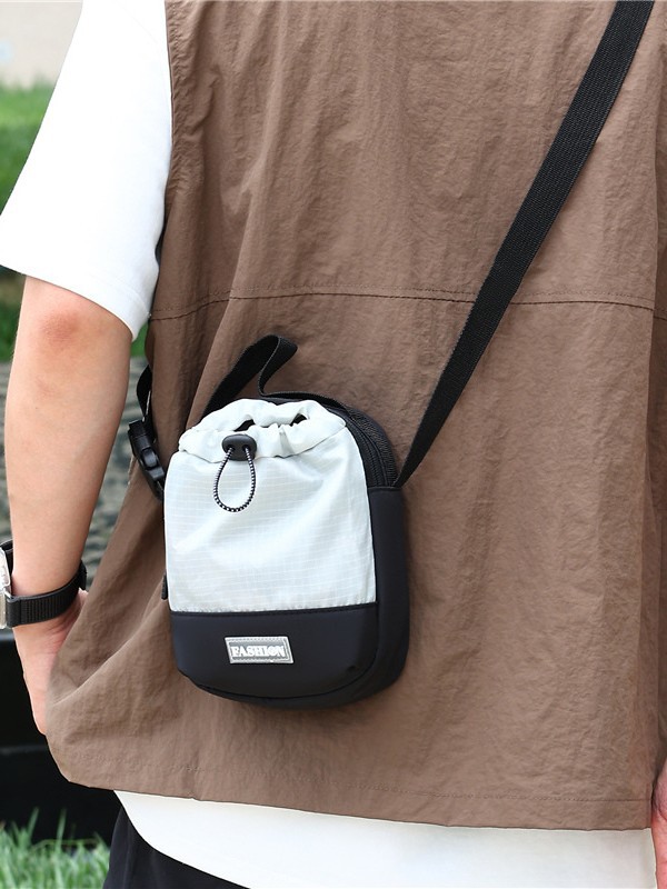 Teléfono móvil taza de agua en una bolsa de montaña deportivo al aire libre ciclismo cuerda de dibujo de hombro bolso portátil bolso