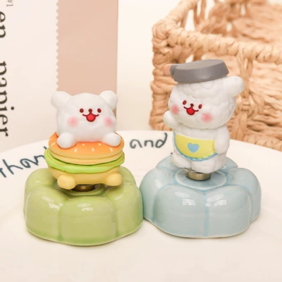 Car ornaments rotatable car and desktop ornament, suitable