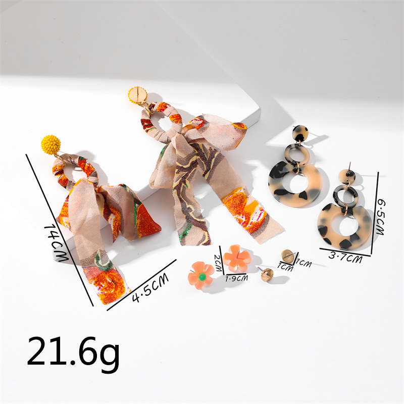Lady Geometric Arylic Plating Women's Earrings 1 Set display picture 8
