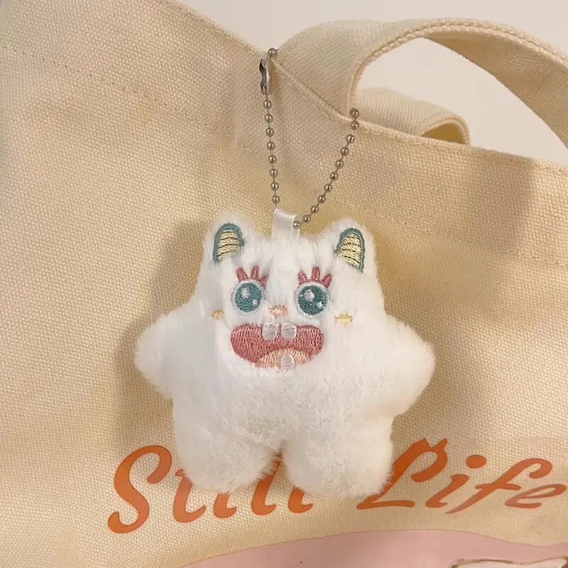 漫画ぬいぐるみリトルモンスターキーホルダー面白い人形バッグペンダントかわいいアクセサリーペンダント小さなギフト|undefined