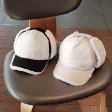 冬天加厚保暖护耳雷锋帽韩版新款羊羔毛鸭舌帽男女兔毛棒球帽子潮