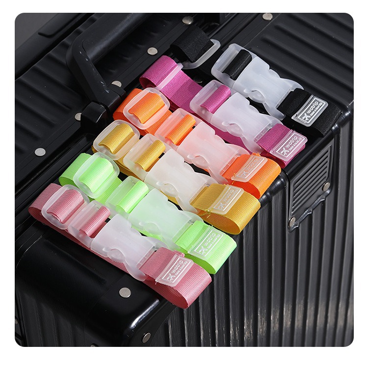 Luggage Strap Travel Trolley Luggage External Hanging Buckle Strap Portable Clip Strap Luggage Anti-lost Strap Cross-border Strap