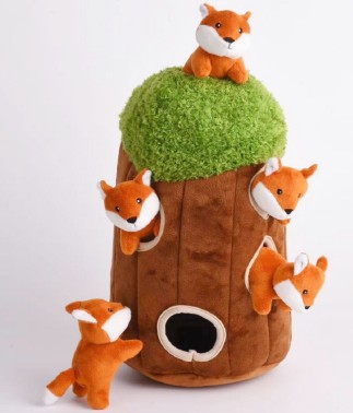 Amazon fuente árbol agujero Casa traje mascota perro escondite sonido de peluche de juguete creaking nido de gato en stock
