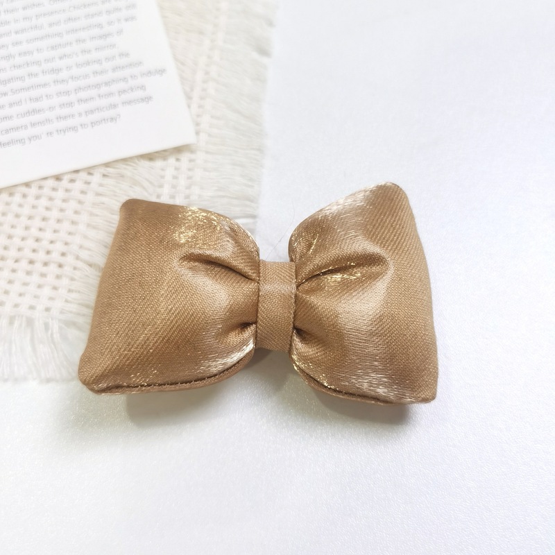 珠光蝶結び髪ひもアクセサリーシルク布芸蝶結び手作りDIY子供靴靴下アクセサリー|undefined