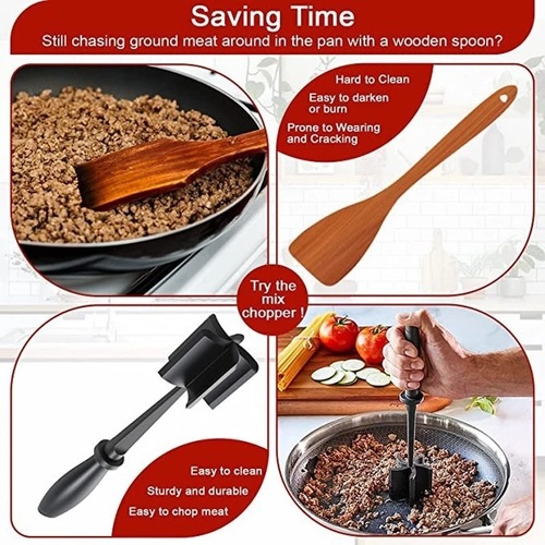 Hiyin Meat Chopper Handheld Meat Slicer Knife Meat Grinder Blender Shovel