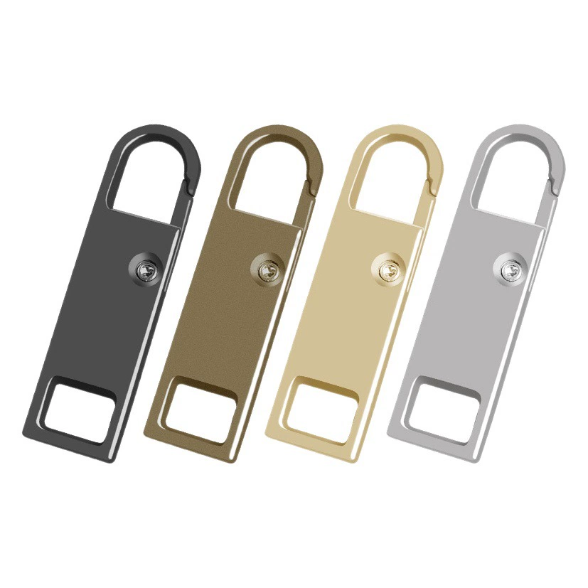 Высококачественная металлическая язычка, Съемный слайдер, ремонт, Замена багажа, школьная сумка, пуховик, обувь, сумка на молнии