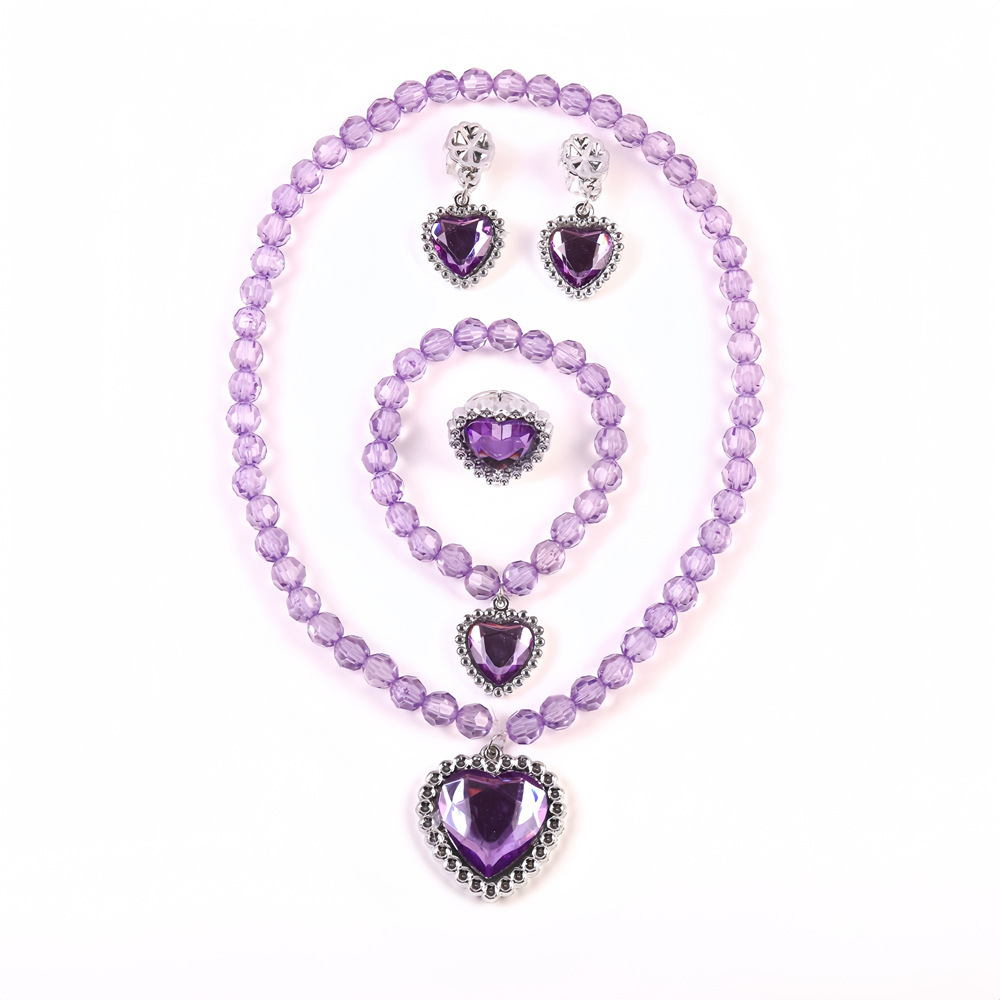 보라색 원석 5종 세트 [투명봉투]