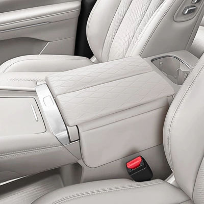 Suitable for 26 models of Wuling Armrest box - starlight-l-armrest-box-protective-cover-heightening-pad-cloud-glaze-white-1-pair