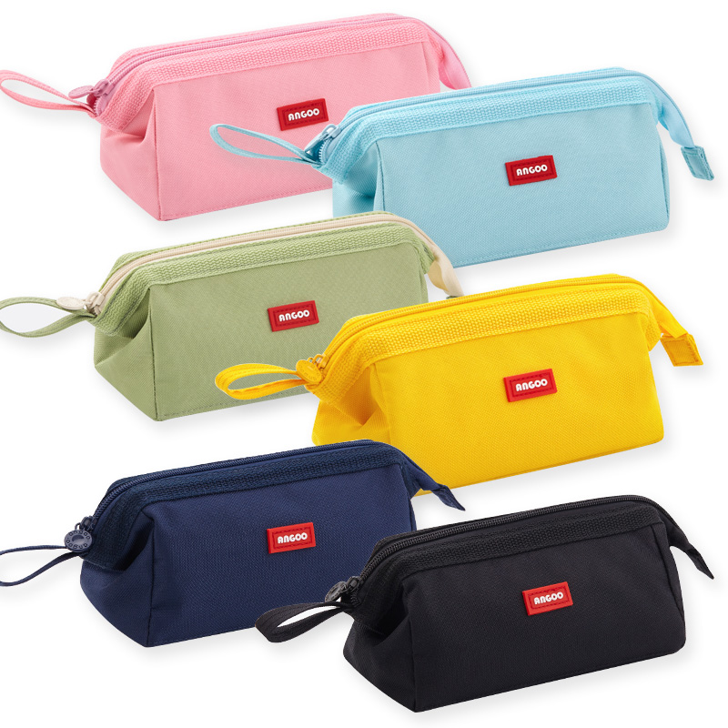 シンプルな大容量鉛筆バッグ 2025 新しい和風高価値学生伸縮窓鉛筆文具箱卸売