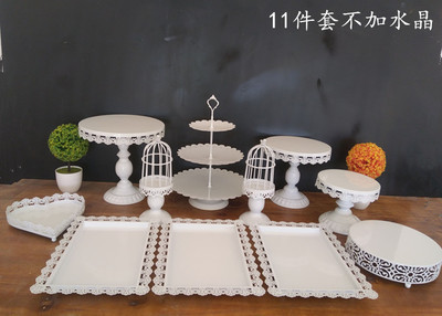 Decoración de mesa de postre soporte de exhibición bandeja de pastelería de postre comida fría pausa de té Mesa estante de la torta té de la tarde Merienda stand image 16