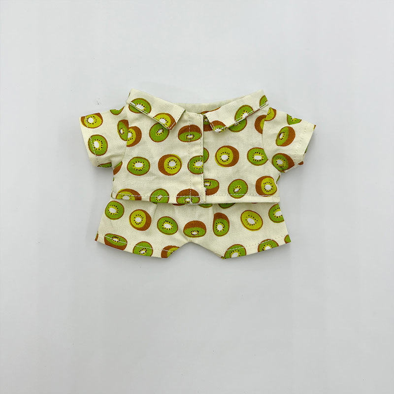 Muñeca de algodón 20cm15cm muñeca ropa muñeca camisa pijamas traje lindo en stock