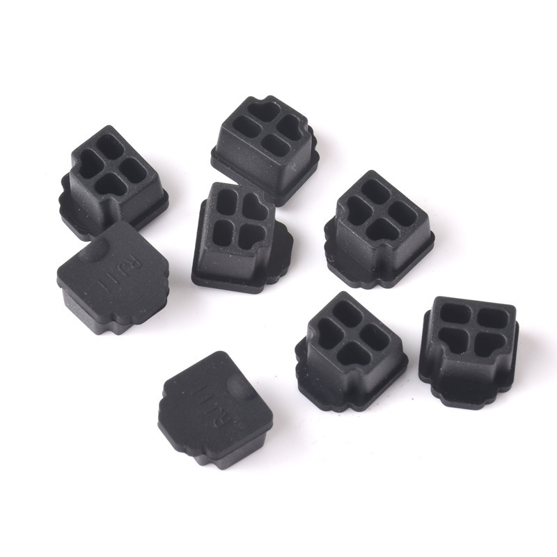 Rj45 11インターフェイス防塵プラグ防塵カバーネット猫電話線インターフェイス防塵プラグ六芯電話口防塵プラグ|undefined