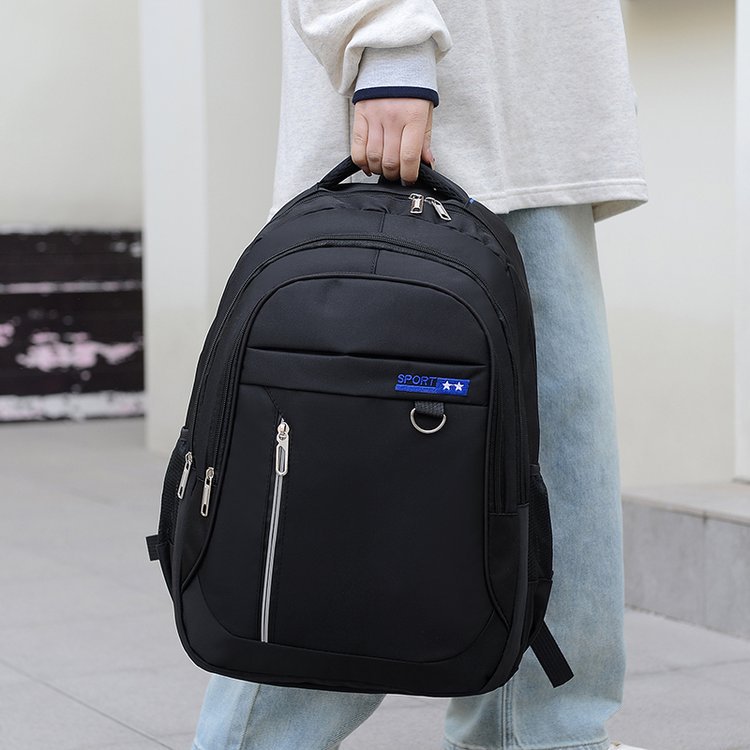 Mochila personalizada con impresión de logo, mochila de viaje y negocios, mochila Oxford para estudiantes al por mayor