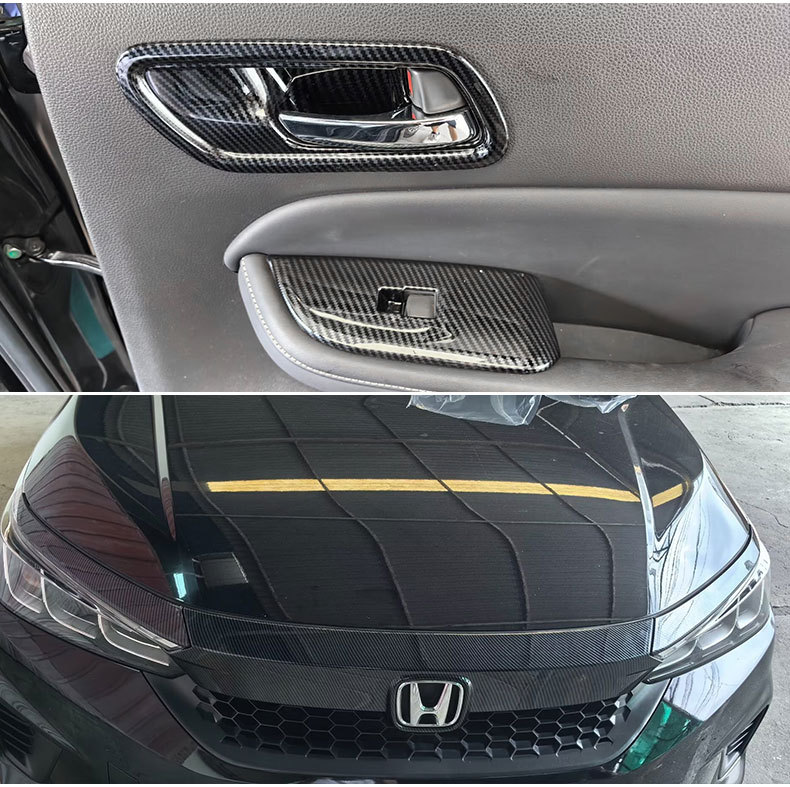 Suitable for 21 Honda Fengfan Door Bowl Handle Sticker Fengfan External Handle Anti-Scratch External Decoration Modification Accessories