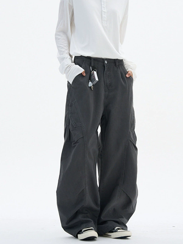 Платье LKTM Retro design trousers для мужчин и женщин для отдыха, американский стиль, тренд сезона, оверсайз