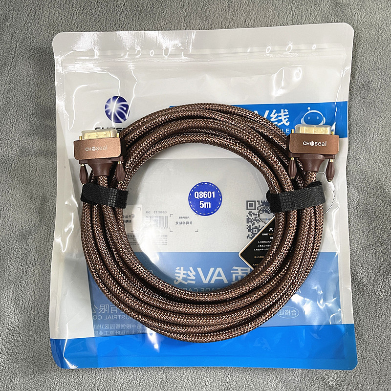 秋叶原 Q8601电脑连接电视DVI线液晶显示器dvi线24+1针双通道5202